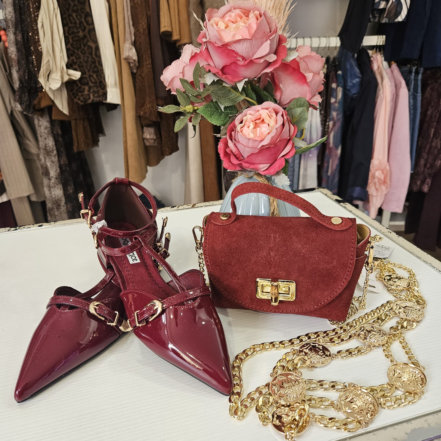Ballerine bordeaux 🩰