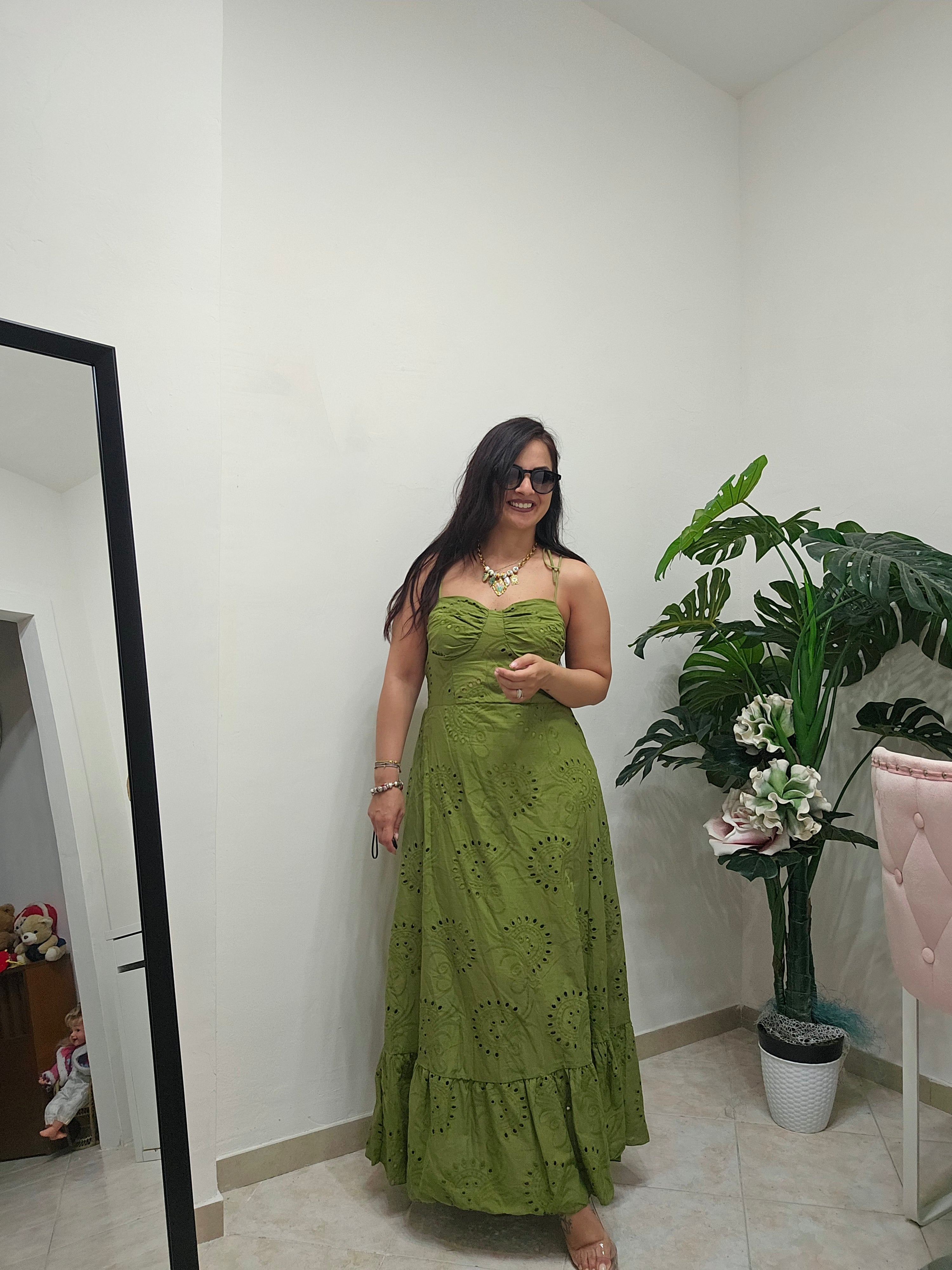 Long dress Samia muschio