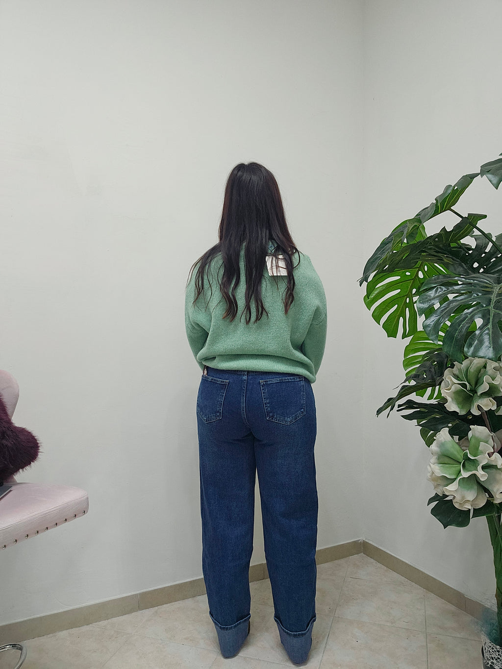 Denim wide leg Anitta