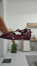 Ballerine bordeaux 🩰