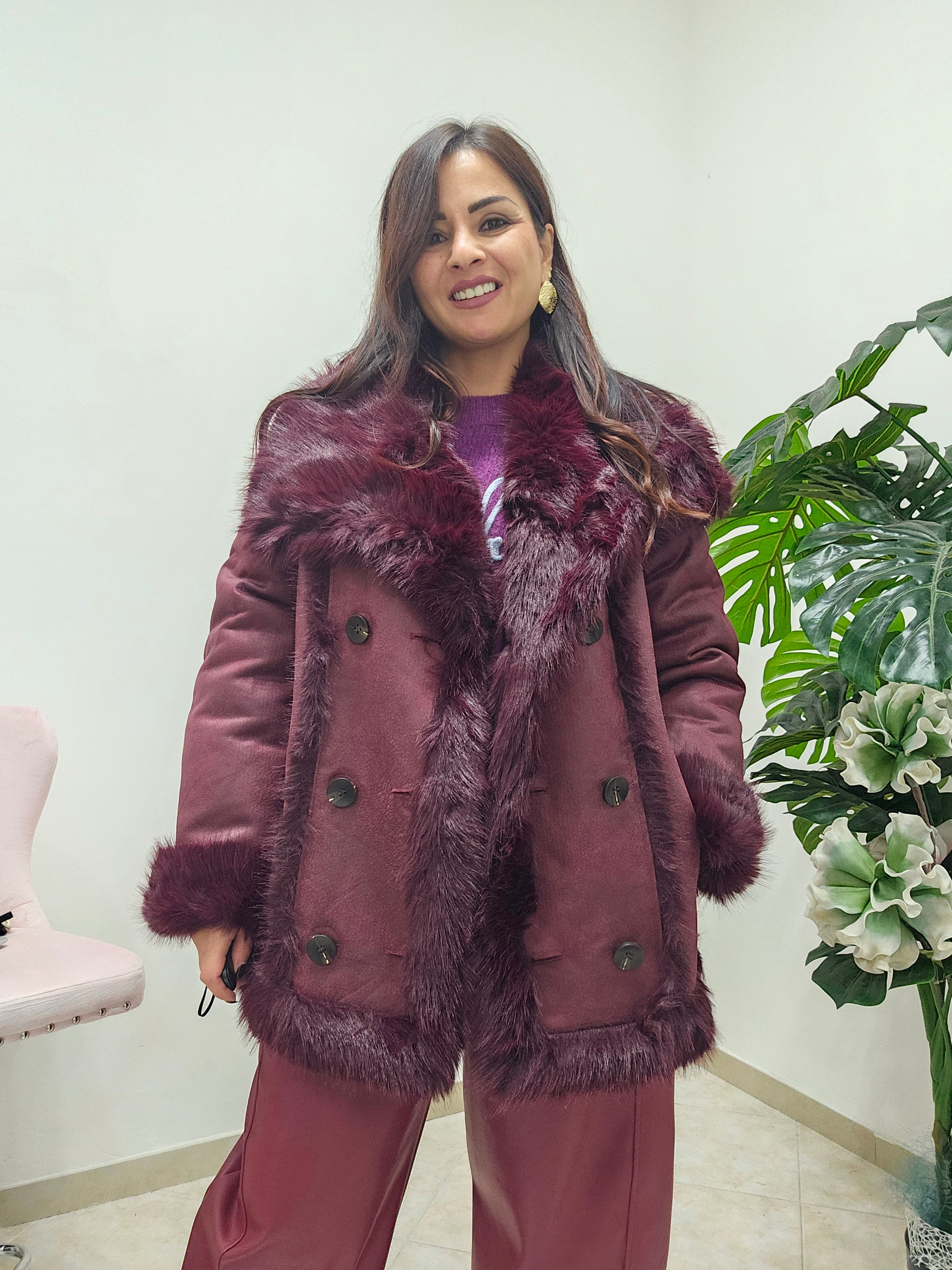 Ecofour Reversibile Laila borgogna