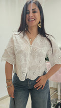 Camicia pizzo s.gallo