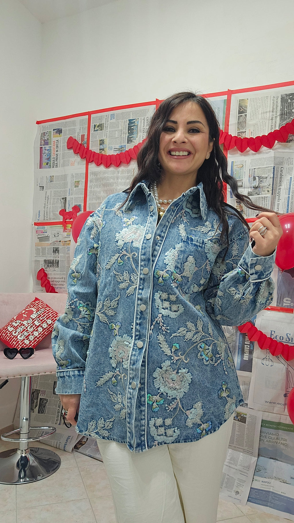 Camicione Denim Primula