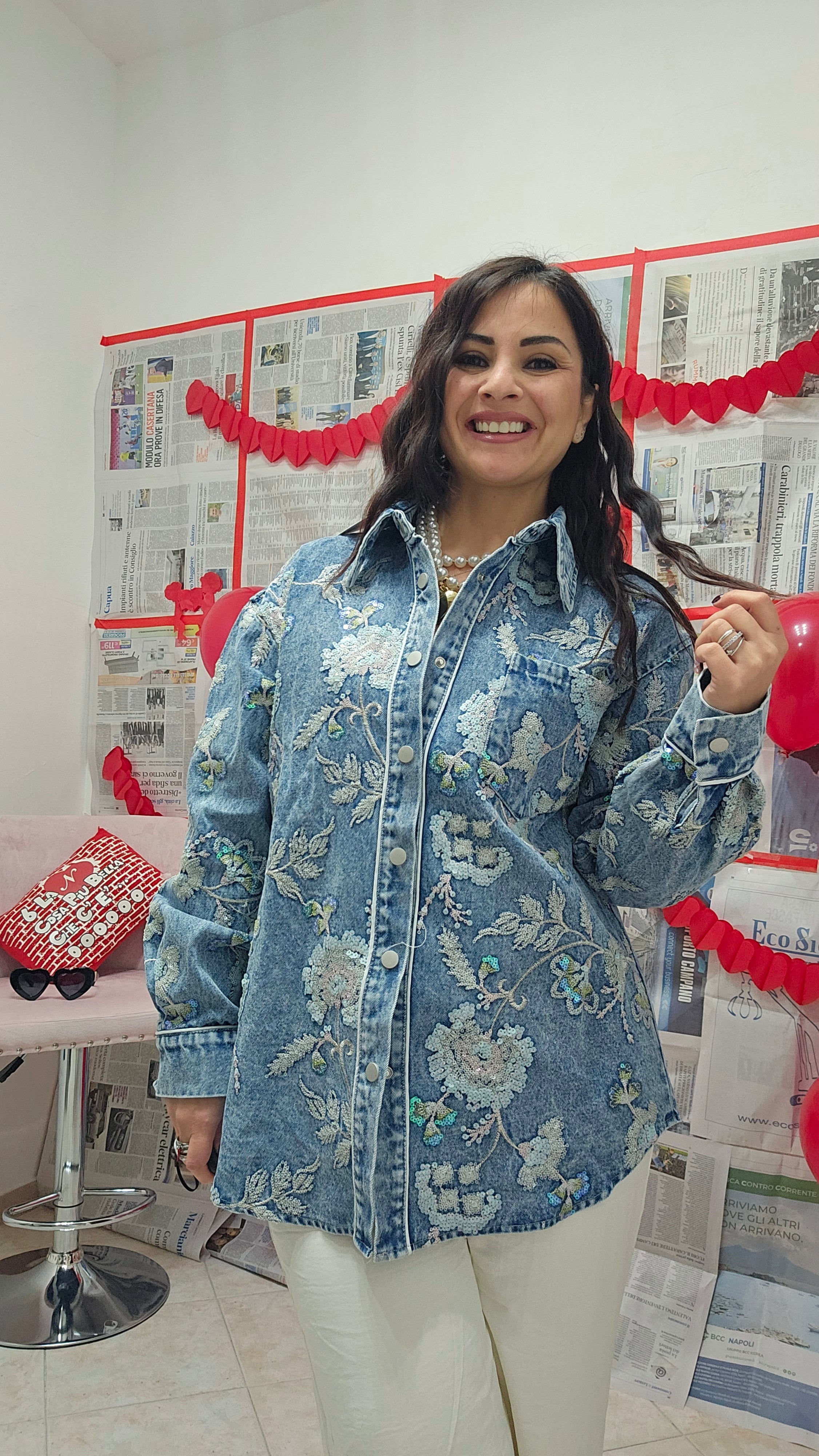 Camicione Denim Primula