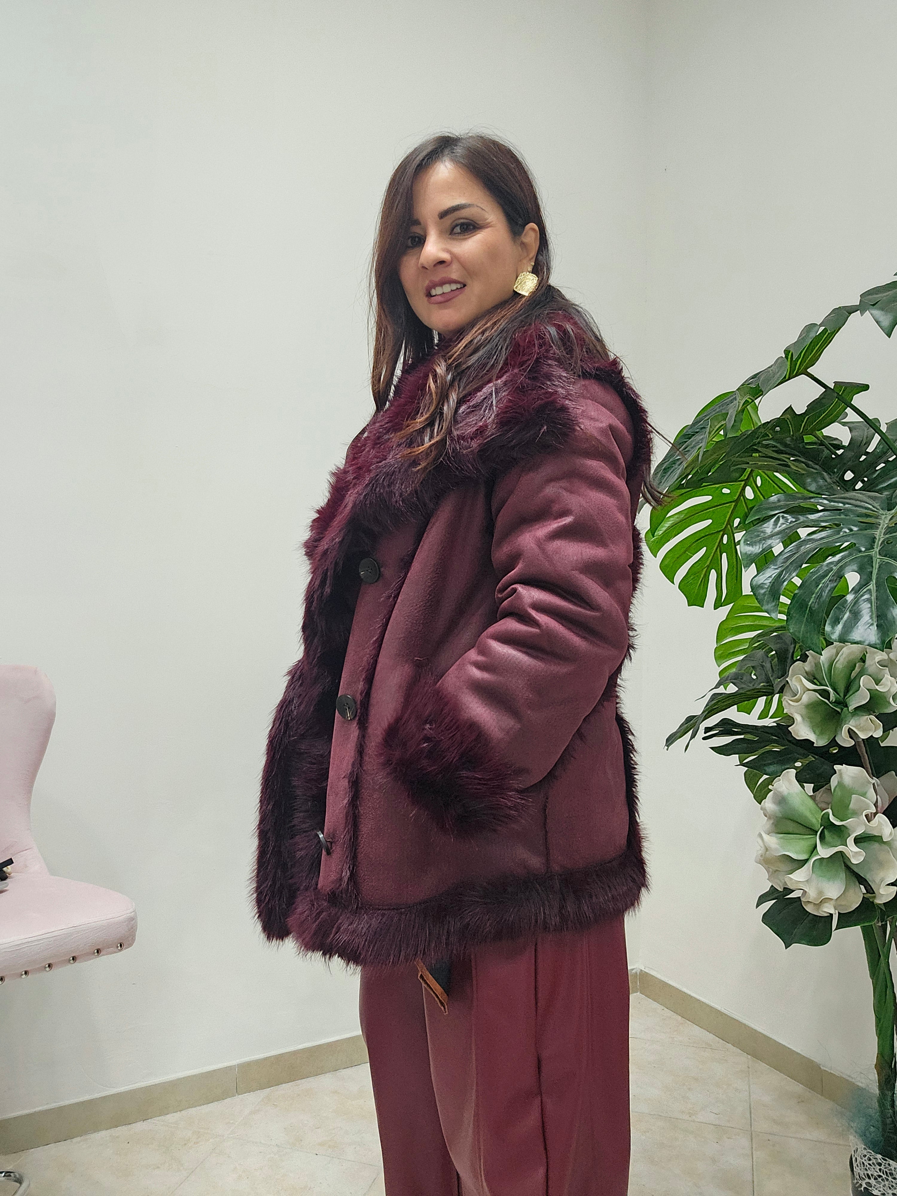 Ecofour Reversibile Laila borgogna