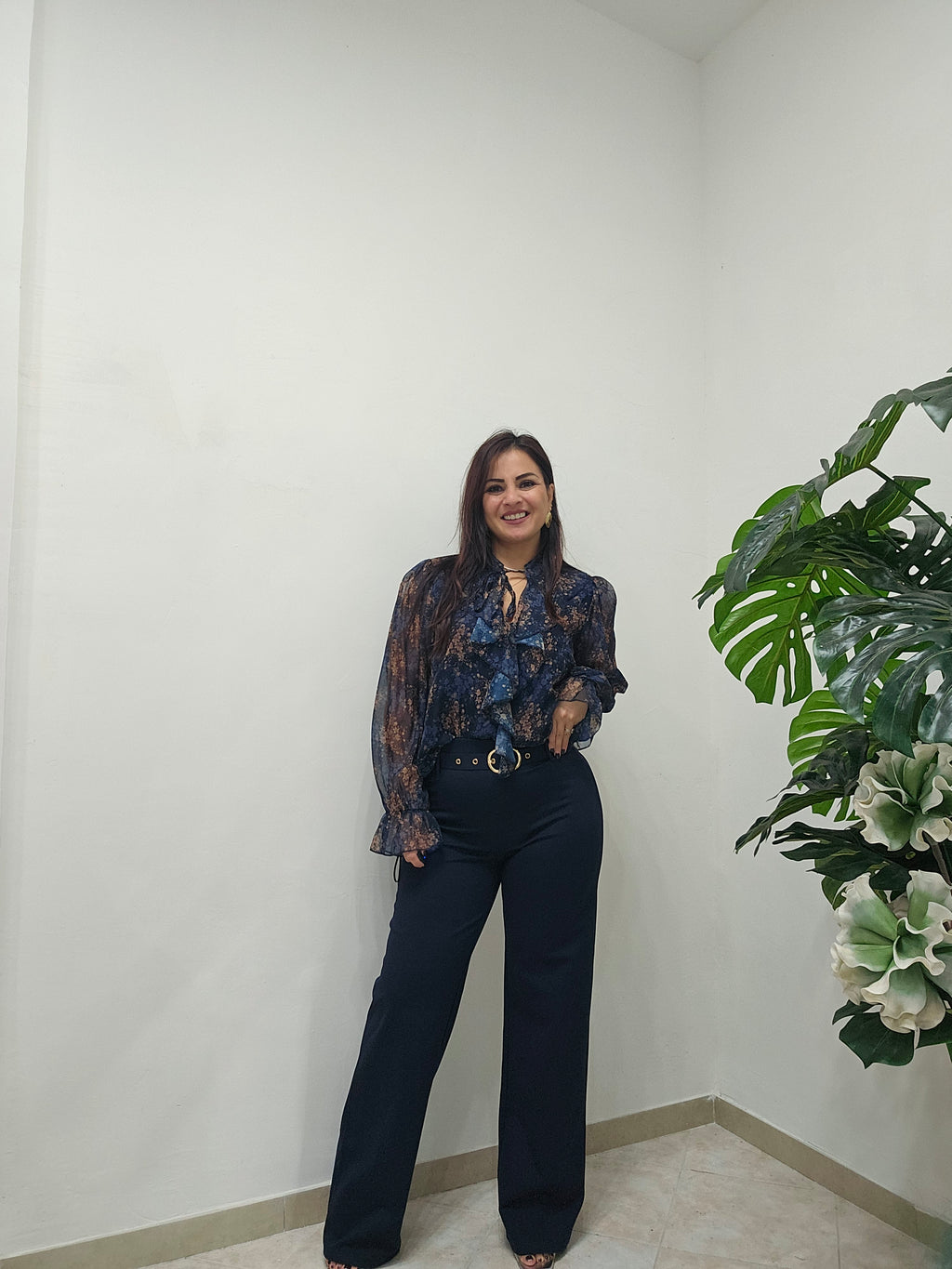 Pantalone punto Milano navy