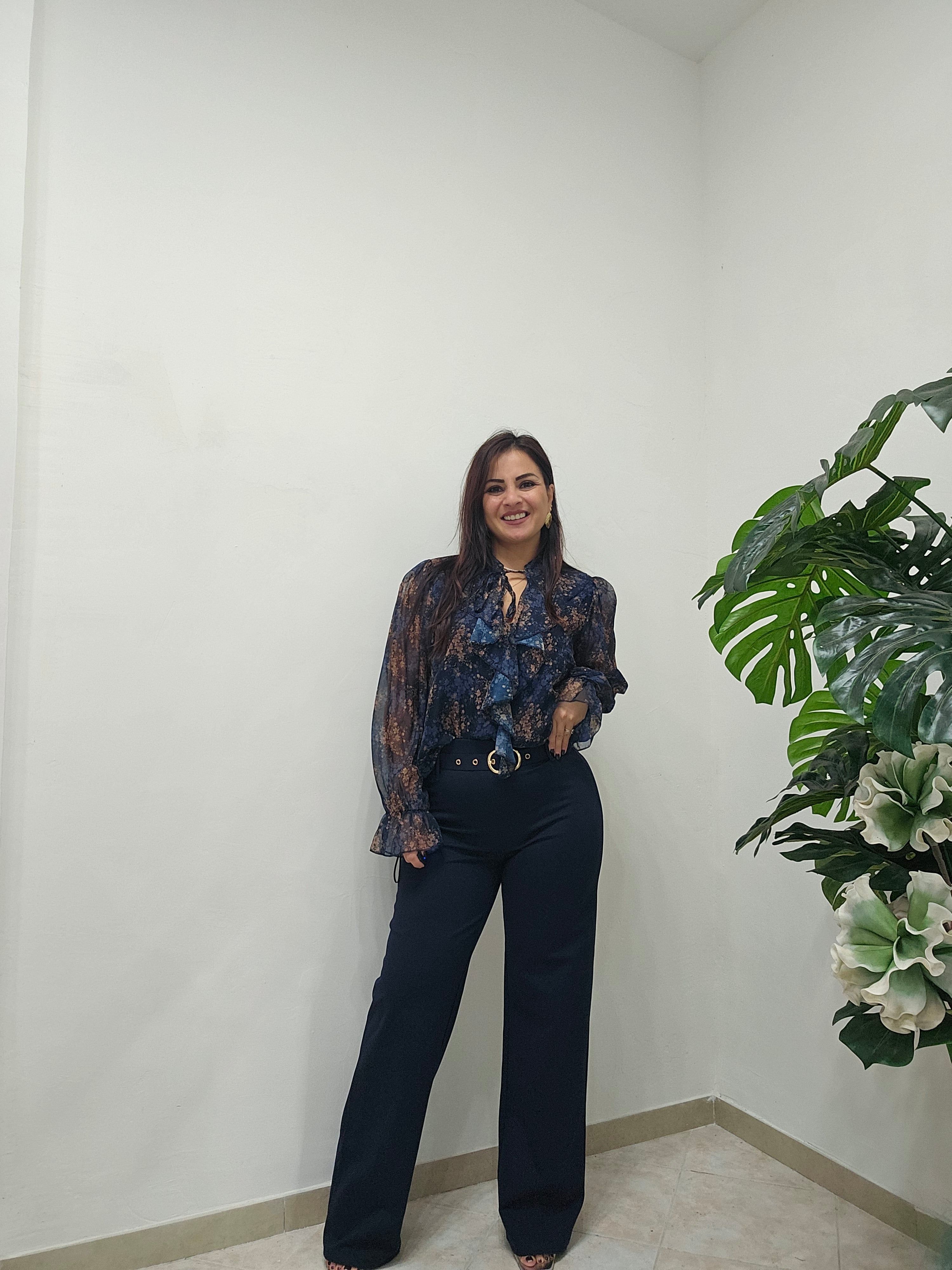 Pantalone punto Milano navy