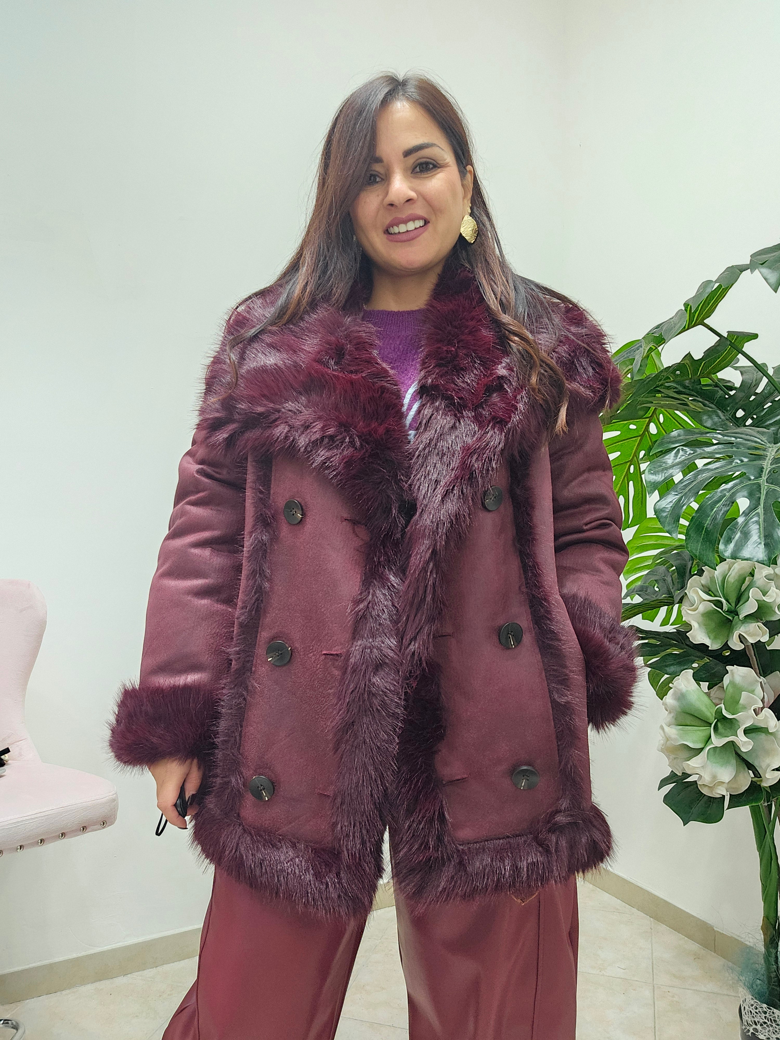 Ecofour Reversibile Laila borgogna