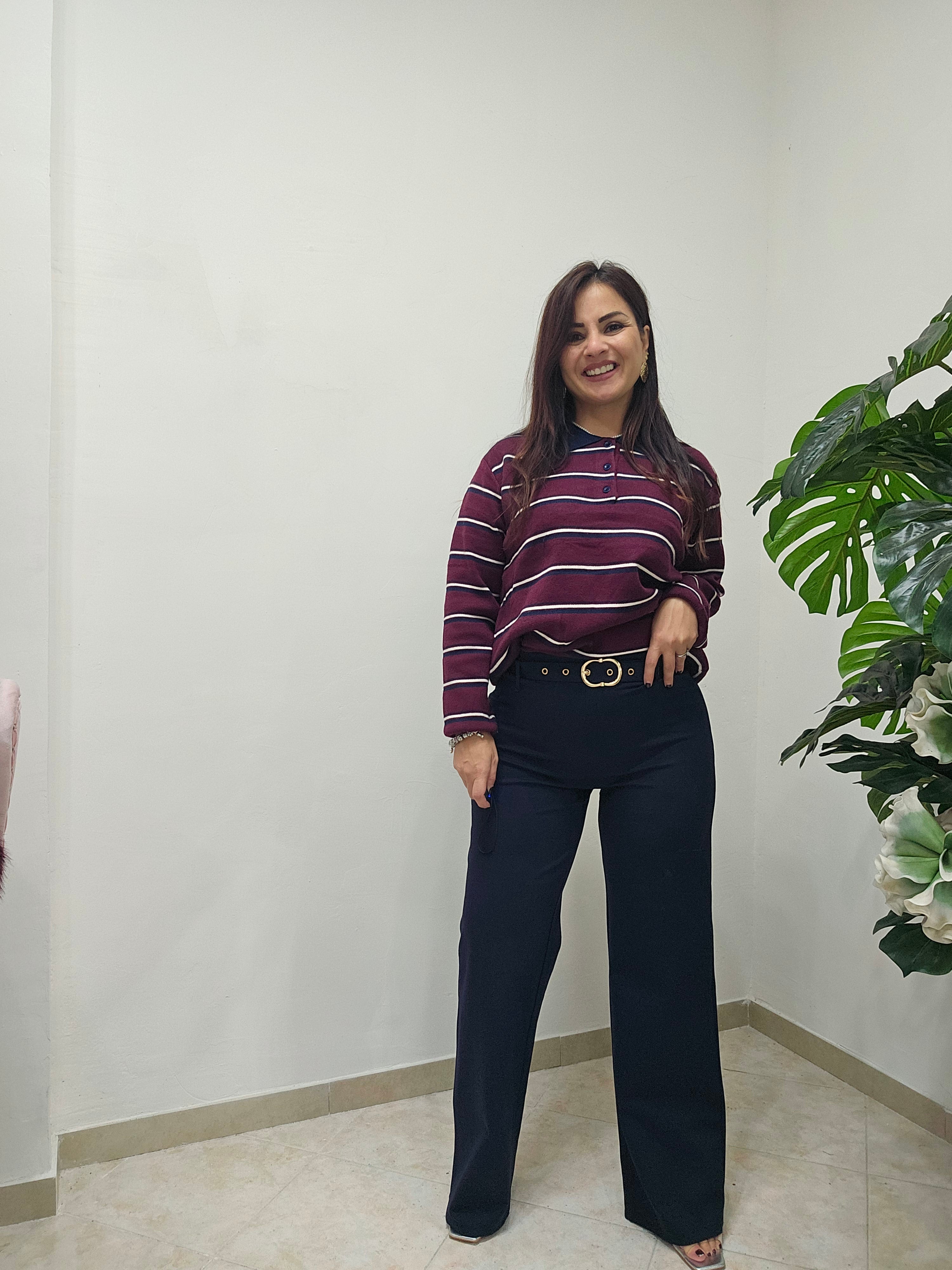 Pantalone punto Milano navy