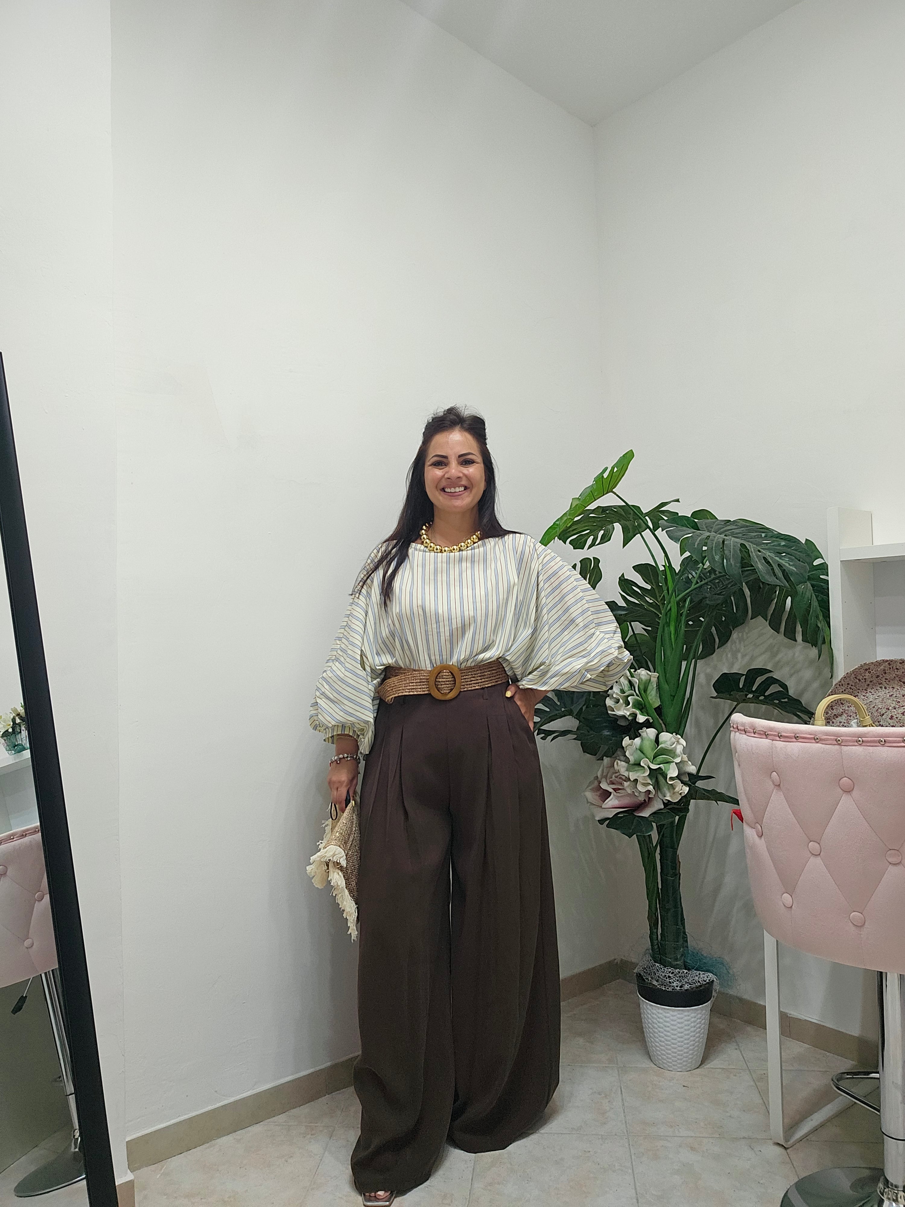 Pantagonna con cintura bandana