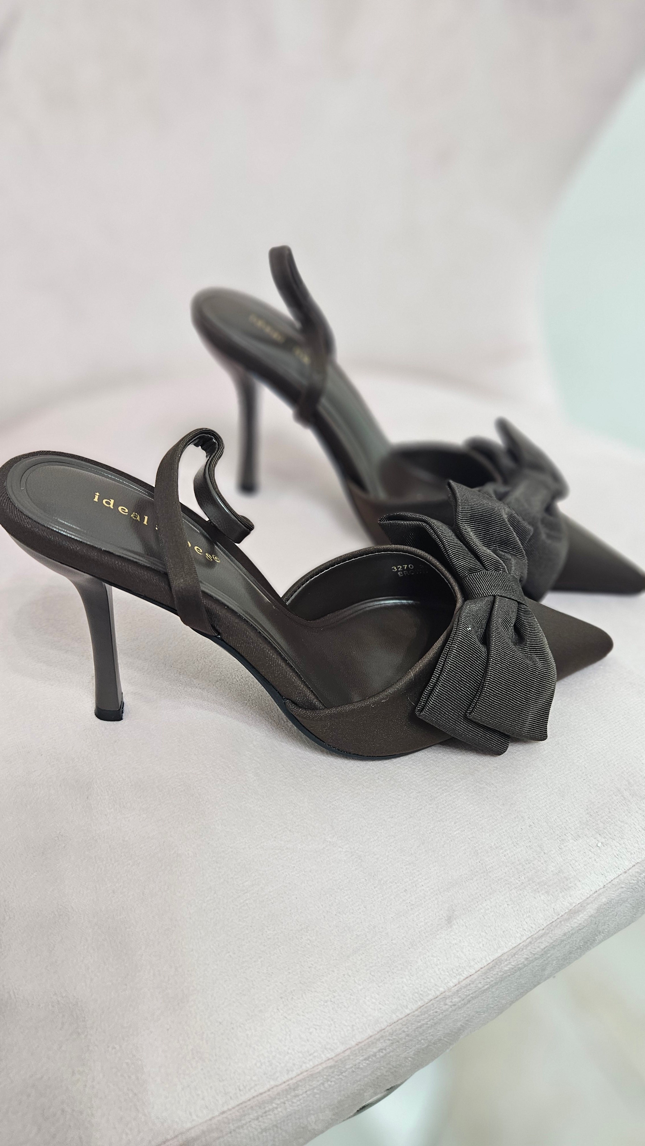 Slingback Fiocco Brown 🎀