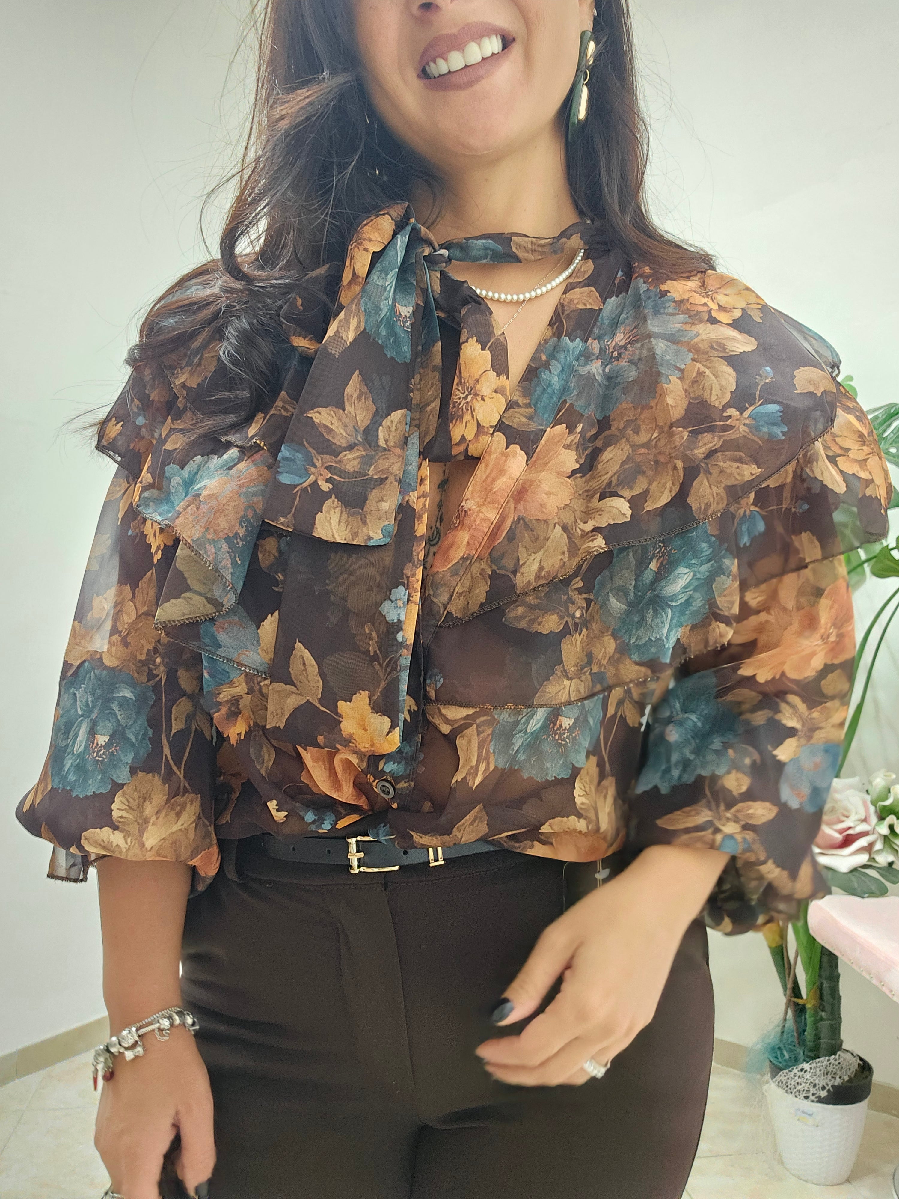 Camicia Flowers